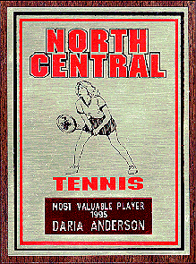 [North Central Tennis MVP 1995]